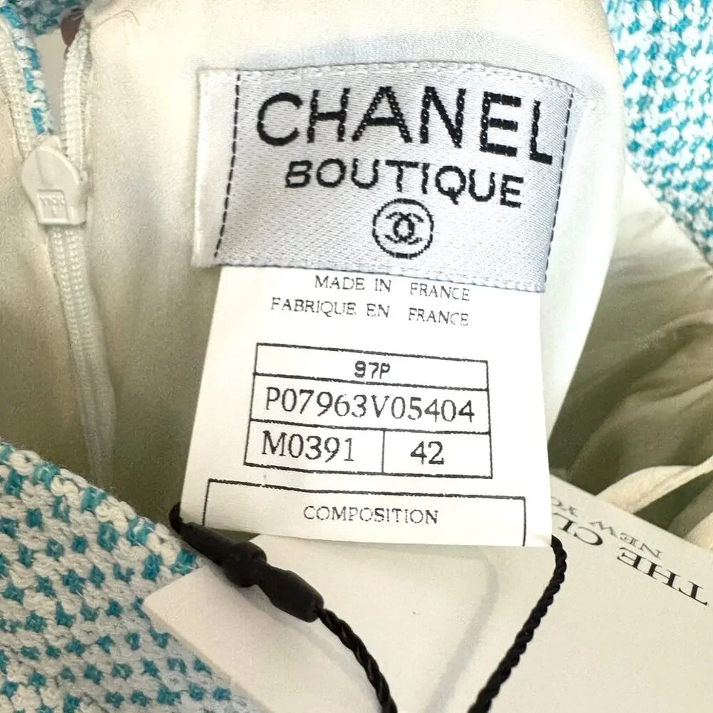 CHANEL vintage turquoise